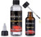BOBISUKA Spirit Gum 30ml + Dissolvant 100ml, Colle Visage Halloween, Colle pour Visage, Moustache, Prothèses, Maquillage à Effet, Théâtre, Scène
