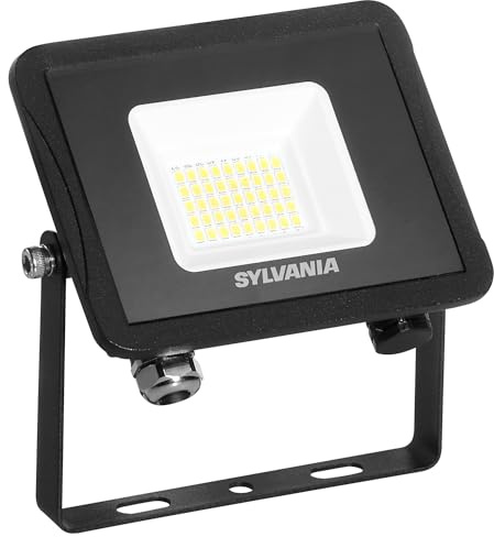 SYLVANIA LED Strahler Außen 26W | IP65 Wasserdicht | 3000 Lumen | 4000K Neutralweiß | Scheinwerfer, Fluter, Gartenstrahler, Aussenleuchte