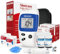 sinocare Medidor Glucosa en Sangre,100 x Kit Prueba Glucosa en Sangre Glucometro Tiras Prueba Dispositivo de Punción, Resultado de Prueba Exacto (Safe-Accu2)