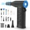 ELUTENG Aria Compressa Elettrico Rimuovi Polvere, 130000 Giri/Min Bomboletta Aria Compressa Spray con Batteria 8000 mAh Mini Aspirapolvere per PC Tastiera Ufficio Auto