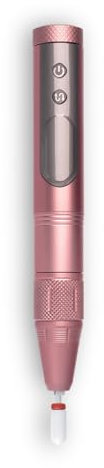 NÉONAIL Nagelfräser - Nagelfeile - Hornhautentferner Elektrisch - Maniküre Set Elektrisch - Fräser für Gelnägel - Pen Nail Drill - Wireless - Nagelfräser Kabellos - Nagelpflegeset - Pink Metallic