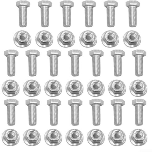 Komplettes Schlangenscherenstift-Set für Honda-Schneefräsen, 20 Sets Schrauben und Muttern für einfachen Austausch