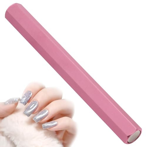 Cat Eye Magnet for Nail Art Tools, Pink Nail Polish Magnet Pens Nail Art Stamp Pens Double-head Nail Magnet Pens Fit for Cat Eye Gel Nail Polish, Home DIY, Salon, Nail Art Studio,Women 4.7inch