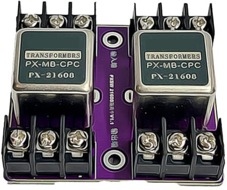 Qusedwey Balanced and Unbalanced Conversion Audio Isolator Permalloy Audio Isolation Transformer 600:600 20Hz-20KHz -21608