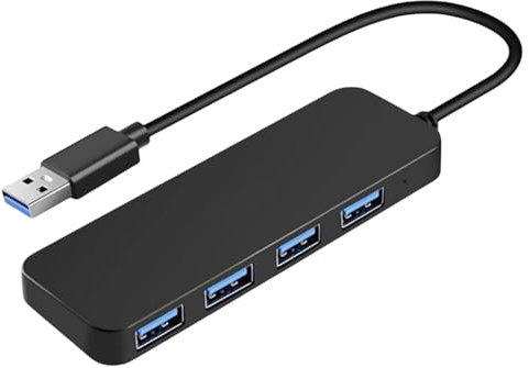 Expanneur De Port USB - Splitter De Port USB Mulltiple, Splitteur USB2.0 USB3.0 Type-C 3.0 Hub Four-Port Hub | Expanseur De Données avec des Vitesses De Rapides, Compatibles avec Les Lecteur