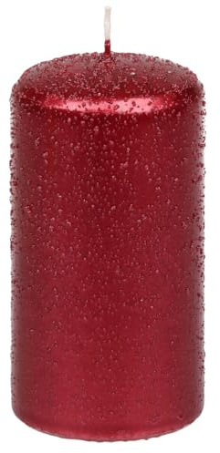 Stumpenkerzen YARA Rubin Rot 110/57 mm, Weihnachtskerzen von Steinhart Kerzen in RAL-Kerzen Güte Qualität