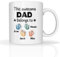 Star Online Personalised Gift for Dad Mug Fathers Day Custom Photo 11oz Ceramic Coffee Cup Best Dada Ever Daddy Birthday Presents Dishwasher Safe (Hands Dad Mug)