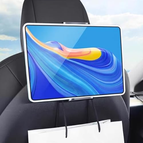 Pitruves Kopfstützen-Tablet-Halterung für Tesla Model 3/Y freundliche Rücksitz-Tablet-Halterung, Road Trip Essentials für Kinder, iPad Pro Air 6-13 Zoll, 360° verstellbarer Reise-Rotationsständer