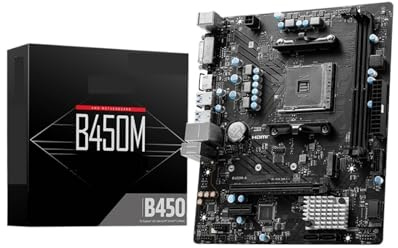 Carte mère B450M - A Pro Max II : Double DDR4, M.2, SATA III, USB 3.2, AM4 for R9