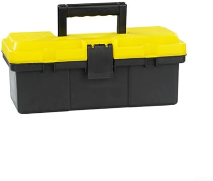 Professioneller Werkzeugkasten für Haus und Garten, robuster Kunststoff-Aufbewahrungs-Organizer mit Kleinteilebox und mehrlagigem Regal, kompatibel mit P (30,5 cm)
