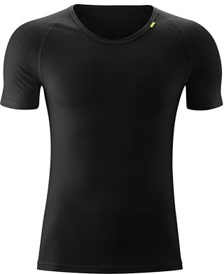 Gonso Base Shirt M Herren, Leichtes & atmungsaktives Funktionsshirt | Kurzarm Base Layer & Sport T-Shirt als Unterhemd für Radsport & Laufen, Perfekt für den Sommer