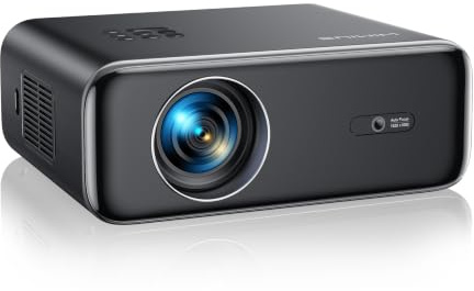 WiMiUS P62 Portable Projector with 1400ANSI,HDR10 Short Throw Auto Focus/Keystone WiFi6 Bluetooth 50% Zoom Home Cinema Projectors for Bedroom,Outdoor,Gifts