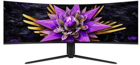 TCL Monitor Curvo 57R94 57 Ultrawide Dual 4K MiniLED 120Hz Nero