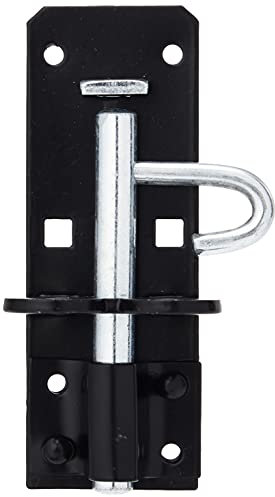 Merriway BH01736 Type 2A Heavy Duty Brenton Bolt Padbolt, 100mm (4 inch) - Black