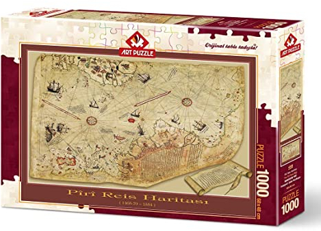 Heidi heidi4308 die Piri Reis Map Art Puzzle (1000 Teile)