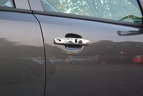 RECAMBO Türgriffe Edelstahl Chrom kompatibel für Mokka - Astra H J - Zafira B - Meriva B - Insignia