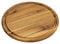 Kesper 28442 Versperbrett mit Saftrille, Holz, braun, 25 x 25 x 1.5 cm
