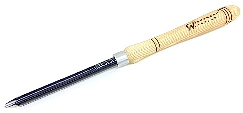 Wiedemann HSS Ø 16mm Doppelschliff Spindelformröhre mit Heft (Griff) für Drechsler drechseln, Woodturner Woodturning
