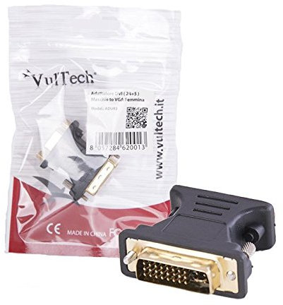 VulTech Adattatore Dvi To Vga Adu93