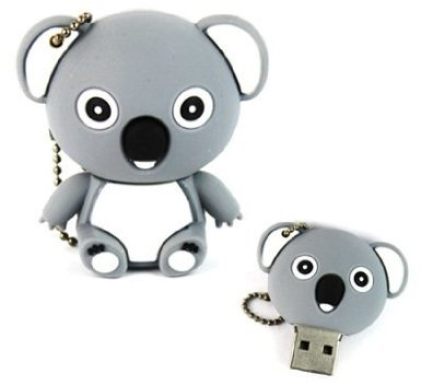 Hi Apple Koalabär / Koala USB-Memorystick Graublau 8 GB