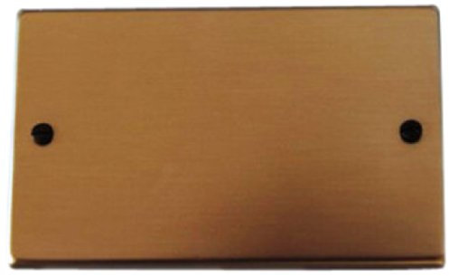 Electraline 71091 Placca Cieca, Bronzo