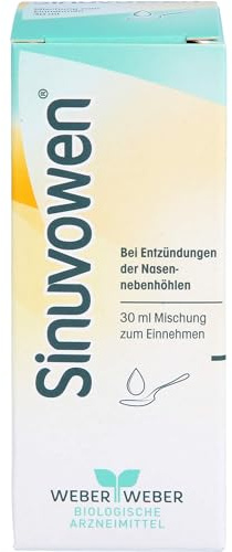 Sinuvowen Mischung bei Entzündungen der Nasennebenhöhlen, 30 ml Lösung