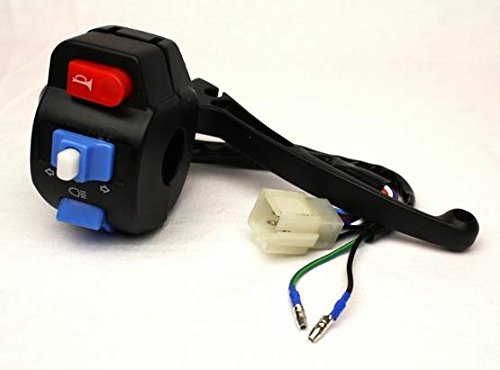 Bremshebel inkl. Schalter Blinker links kompatibel mit 4 Takt Roller Baotian, Rex,Buffalo,Flex-Tech,Ering,Tauris,Zongshen
