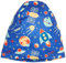HAD Kinder Printed Fleece Beanie Rocket Mütze, Blau/Türkis/Rot/Gelb, One Size