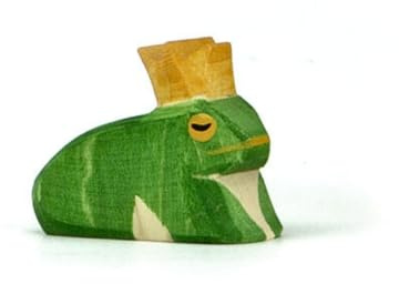 Ostheimer 25081 Froschkönig aus Holz Höhe 3,5cm Märchenwelt handbemalt in Deutschland hergestellt