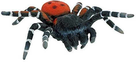 Bullyland 68458 - Spielfigur Röhrenspinne, ca. 6,3 cm große Tierfigur, detailgetreu, PVC-frei, ideal als kleines Geschenk für Kinder ab 3 Jahren