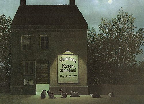 Inkognito Postkarte A6 • 5112 ''Naumanns Katzenschinderei Künstler: Michael Sowa • Satire • Fantastik