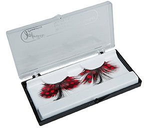 Jofrika Cosmetics 718863 Cils d'étoiles longs rouges avec colle