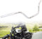 Motorcycle Handlebar 22mm,High Rise Handlebar Custom Handlebar for XL 883 XL 1200 Cruiser Bobber Custom Chopper Softail Dyna Tour Glide Road CG125-Chrome