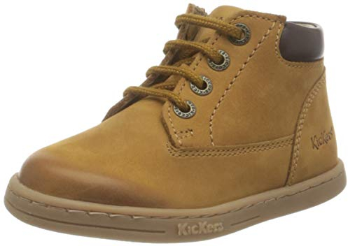 Kickers TACKLAND, Stivali Unisex-Bambini, Marrone (Marrone Cammello Perm 116), 24 EU