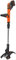 BLACK+DECKER Coupe-Bordures - 18V - 30 cm - POWERCOMMAND - Transmission Bi-Etagée E-DRIVE - Mode Dresse-Bordures - Manche Télescopique - 2 Poignées - Bobine 10m, Batterie et Chargeur - STC1850EPC-QW