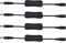 PNGKNYOCN 20cm DC 5,5 x 2,1mm Verlängerungskabel DC Gleichstrom EIN/Aus-Schalterkabel von Stecker zu Buchse,für LED-CCTV-Überwachungskamera (4-Pack)