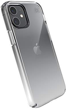 Speck - Schutzhülle - für iPhone 12 - Presidio Perfect-Clear, Klar/atmosphärisches Verblassen, Antimikrobiell, Stoßdämpfend
