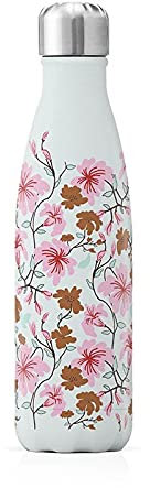 Label Tour, Bouteille Isotherme en métal 500 ML modèle Sakura - Maintient Les Boissons Froides 24h et Chaudes 12h