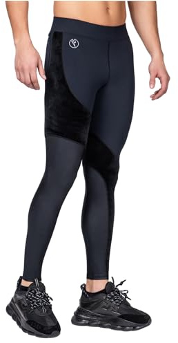 Kapow Meggings für Herren 'Supreme Range': Deluxe Kompressionsleggings mit Taschen für Streetstyle, Activewear, Lange Männerleggings für Sport, Mode und Festivals
