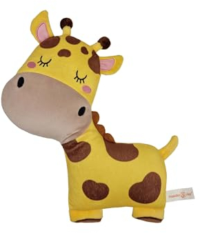 Promotion Pets Niedliche Giraffe als Kuscheltier und Kissen, 32x28 cm, Tierformkissen