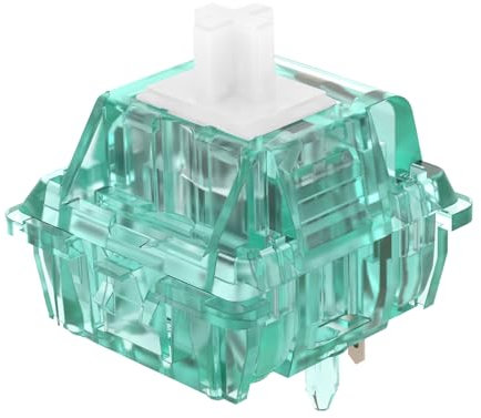 DUROCK Silent Shrimp Switches, Silent T1 Tactile Switches 67g, 5 Pins Pre-Lubed MX Silent Keyboard Switches Silent Shrimps, 110pcs