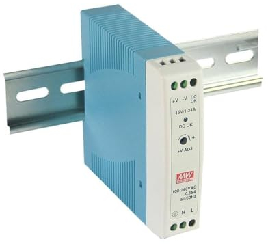 Teltonika Ersatzteil DIN Rail Power Supply PR3PDNP0, Indoor, 100-240 V, W125997427 (PR3PDNP0, Indoor, 100-240 V, 50-60 Hz, 20 W, 12 V, AC-to-DC)