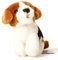 Uni-Toys - Plushie - Beagle, sitzend - 12 cm (Höhe) - Plüsch-Hund - Plüschtier, Kuscheltier