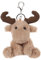 Apricot lambPlüsch Schlüsselanhänger Rentier 15cm, Glücksbringer,Geschenke Freundin oder Freund,Auto schlüsselanhänger,Geschenk zum Führerschein, Frauen,Mädchen, Kinder
