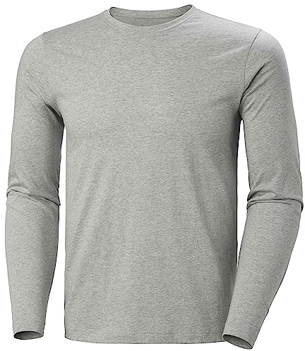 Helly Hansen Workwear Men's Classic Longsleeve, Grey Melange, M