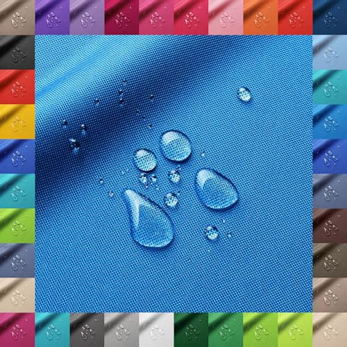 Patchhome Oxford Polyester Öko-Tex Gewebe, Wasserdicht, Polyesterstoff, Meterware mit 160cm Breite reißfest und pflegeleicht (Königsblau)