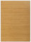 JUANIO Tapis de Sol antidérapant, Moquette à Rayures en Bambou Coloris Naturel - Longueur 300 x Profondeur 200 cm