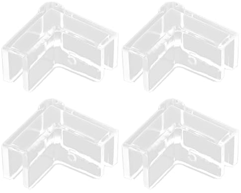 4 Stück Aquarium Kantenschutz Transparente Aquarium Stützwerkzeuge Transparenter Aquarium Glasabdeckungsschutz Einfach Zu Installierende Aquarium Glas Eckkantenschutz
