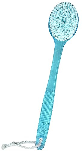 Bath Brush Long Handle Back Scrubber Shower Brush Body Scrubber Shower Sponge Back Washer Exfoliating Brush Skin Massager Cleaning Bathing Accessories Assorted Colors (Pack of 1)