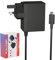 BIUBOTY Charger for Nintendo 39W Charger for Nintendo Switch Lite/OLED/Pro Controller/Charging Station/HDMI Supports TV Mode and Dock Station 15V 2.6A PD Fast Charging Switch Power Supply AC Adapter